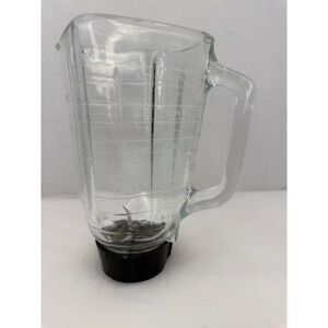 Vintage Waring Blender 5 Cup Glass Pitcher Replacement Jar Blade Base USA Made